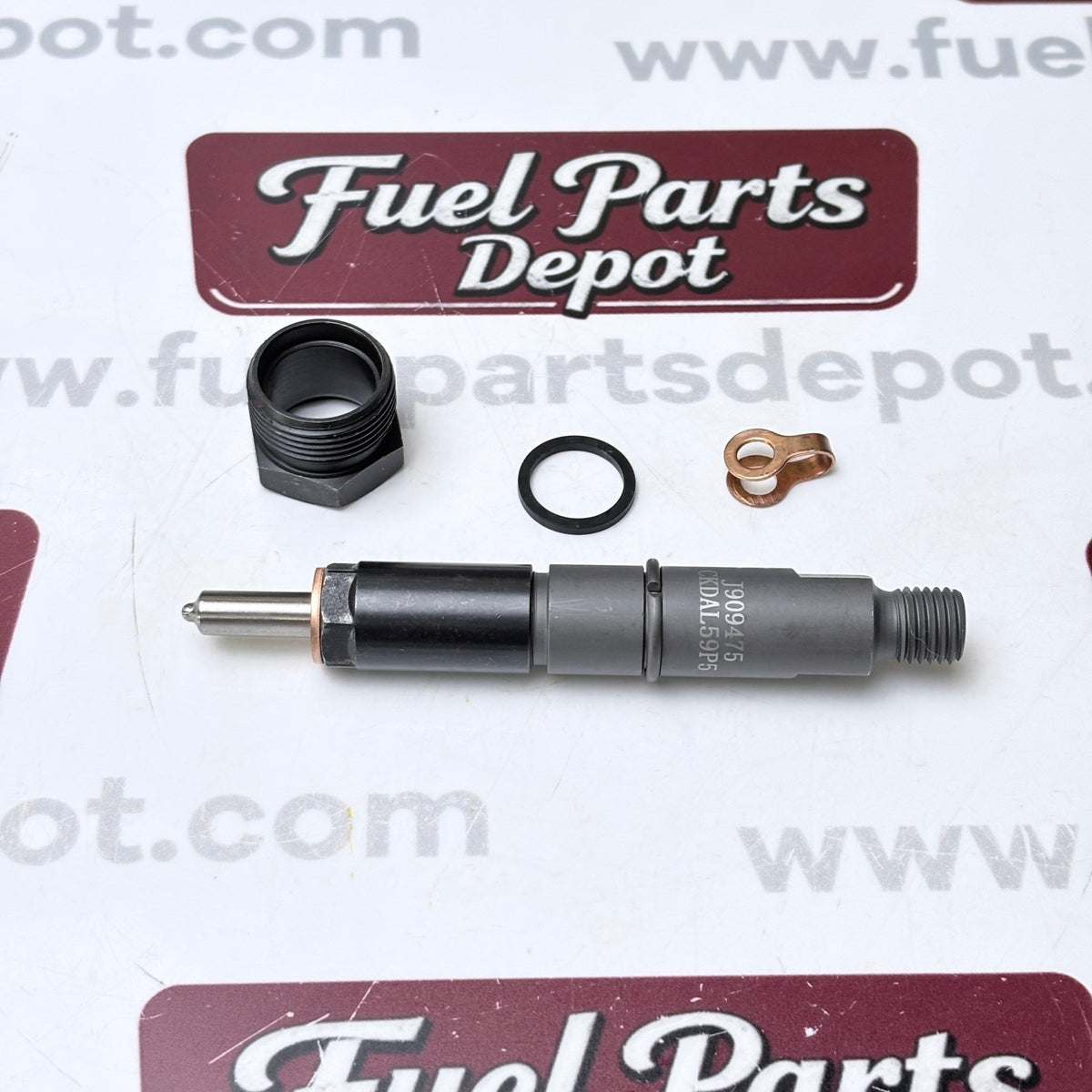 1 Pc Fuel Injector J909475 Fits CASE Backhoe Loader 580E 580SE - Fuel Parts Depot