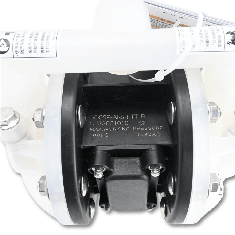 1/2'' Non-Metallic Diaphragm Pump PD05P-ARS-PTT-B PD05PARSPTTB Fits for Ingersoll Rand ARO - Fuel Parts Depot