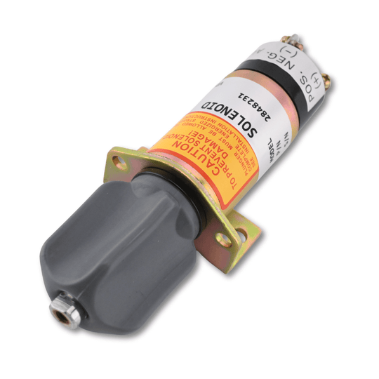 12V 3 Terminals Shutdown Stop Solenoid 2848231 for Perkins Engine 4.108 4.165 T6.3544 6.3544 - Fuel Parts Depot