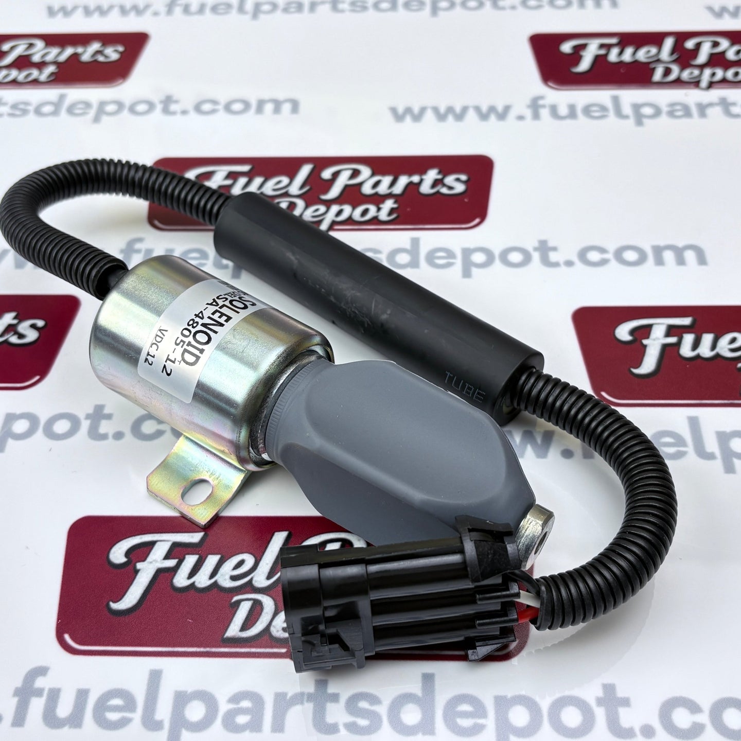 12V Fuel Shutdown Solenoid Valve SA - 4805 - 12 1753ES - 12E6UC4B1S1CC43 For Kubota 1A 62.2mm Engine - Fuel Parts Depot