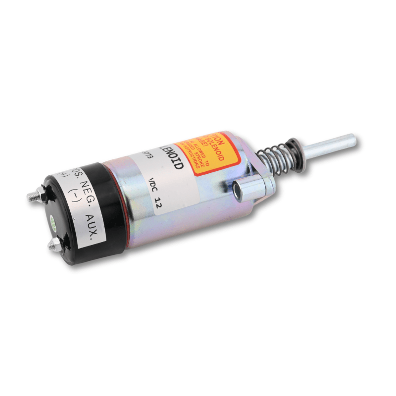 12V Fuel Shutoff Solenoid 125-5773 for Caterpillar CAT 3204 3304 3306 3406 Engine Bulldozer Generator - Fuel Parts Depot