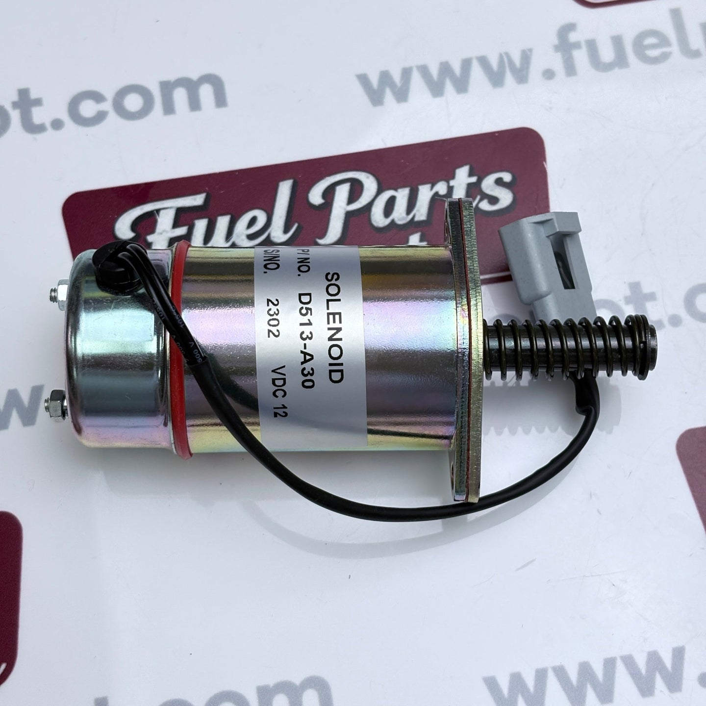 12V Heavy Duty Solenoid Valve D513 - A30 D513A30 For Detroit 8923206 Diesel 8.2L Trombetta - Fuel Parts Depot