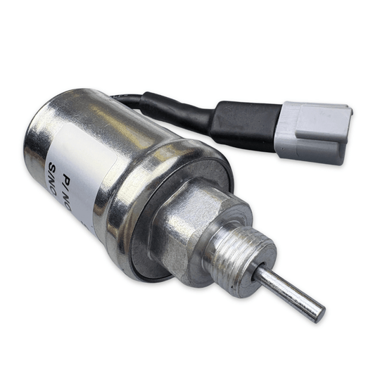 12V New Fuel Shutoff Solenoid Valve U85206452 Fit for Perkins 402D 403D 404D 404C 403C - Fuel Parts Depot