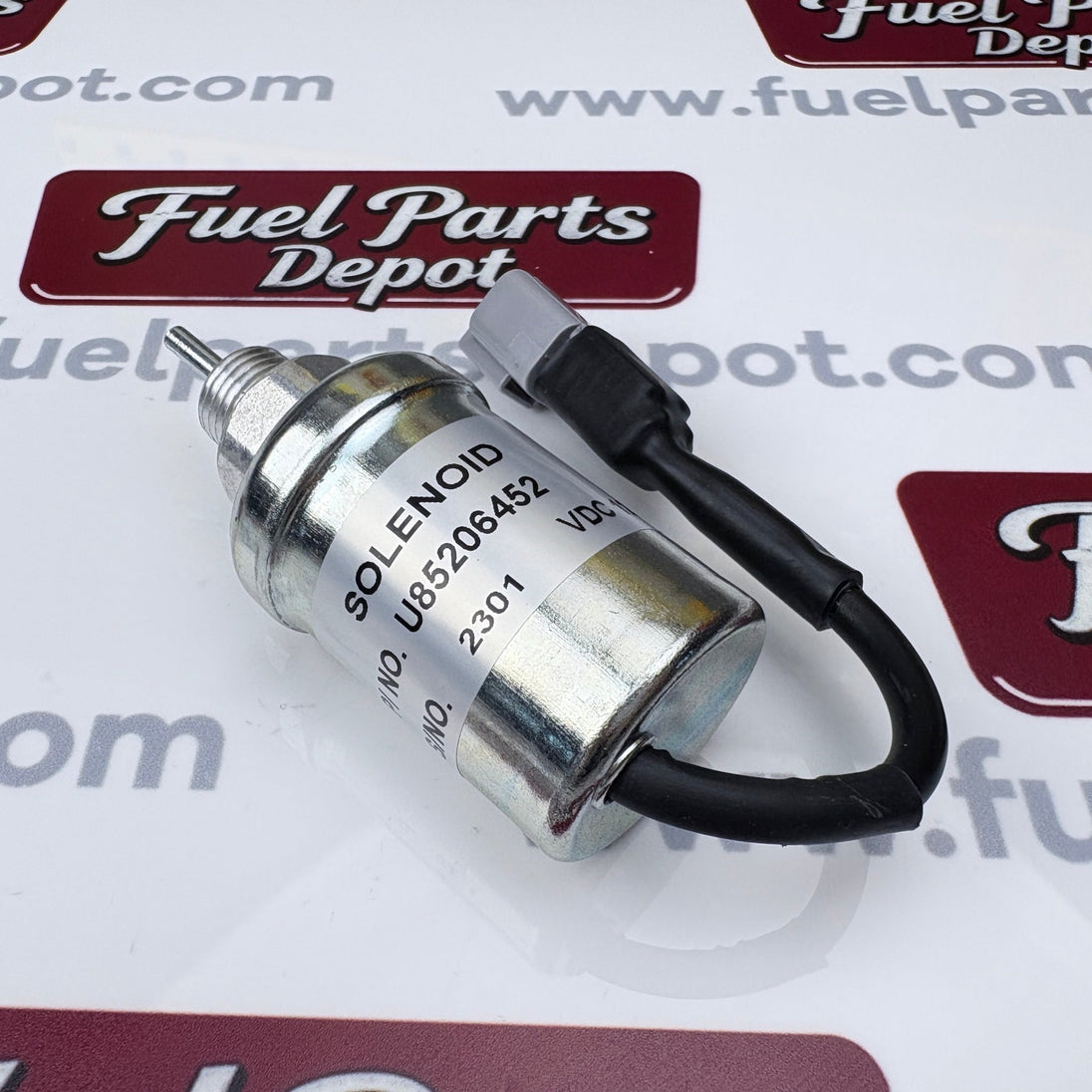 12V New Fuel Shutoff Solenoid Valve U85206452 Fit for Perkins 402D 403D 404D 404C 403C - Fuel Parts Depot