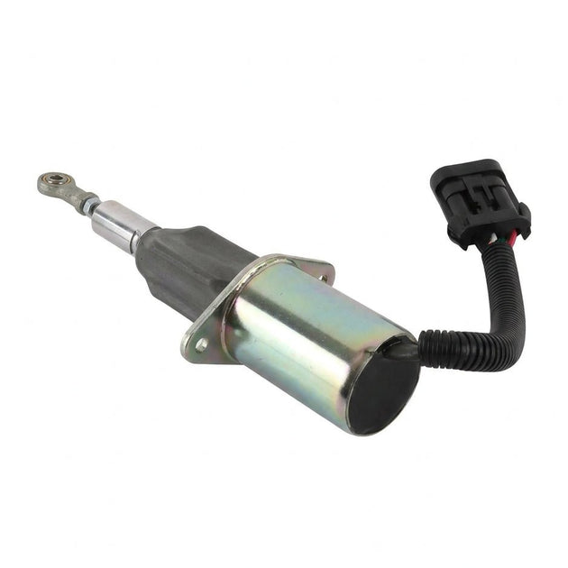 12V Shut Down Solenoid 3939018 SA-4889-12 SA-4767-12 For Hyundai 335LC-7 With Fits Cummins Engine 6CT - Fuel Parts Depot