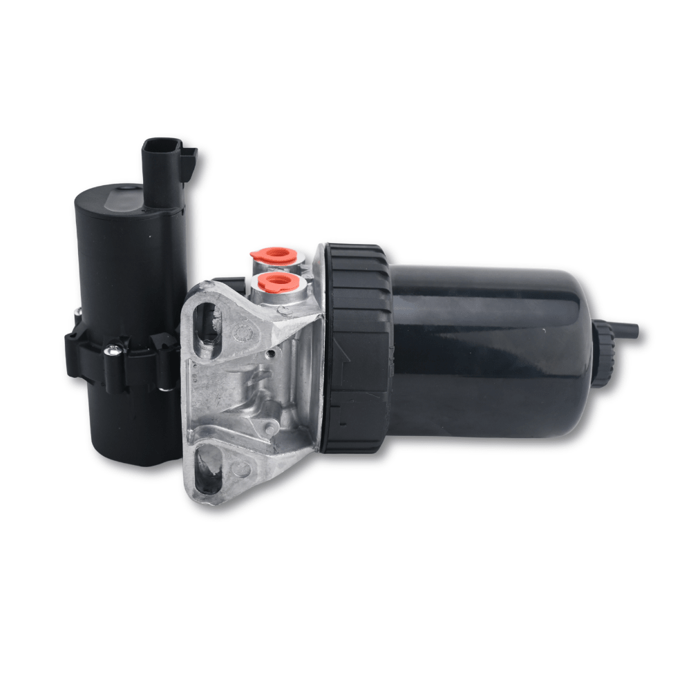 12V/24V Final Fuel Filter Assembly With Lift Pump AT443179 for John Deere Engine 4045 Loader 310K 310L 310SK 310SL 315SL 320P - Fuel Parts Depot