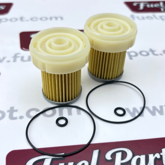 2 Pcs Fuel Filter with O - Rings 6A320 - 59930 for Kubota RTV900 RTV - X900 RTVX1100CW B3030 B7400 B7410 B7500 B7510 - Fuel Parts Depot