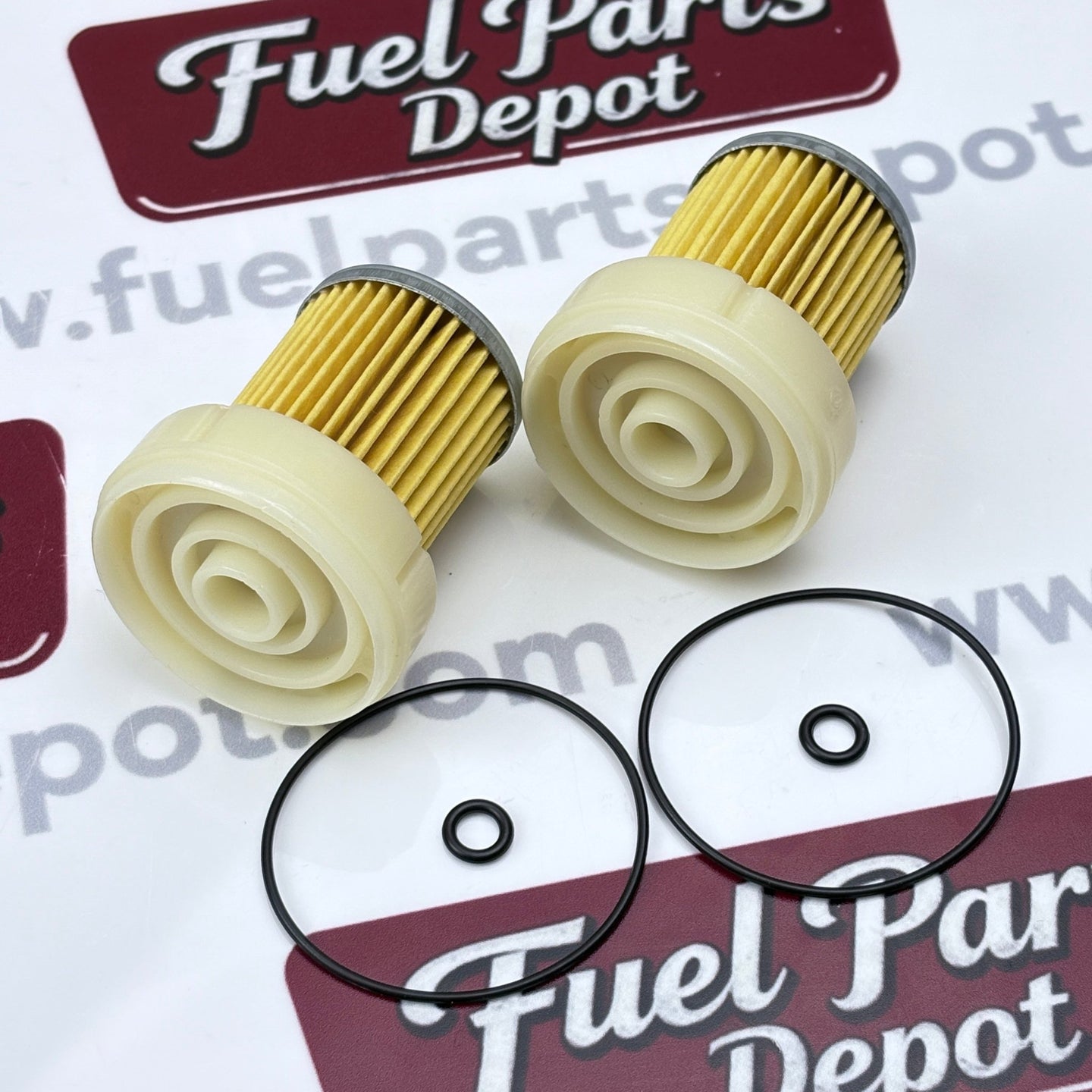 2 Pcs Fuel Filter with O - Rings 6A320 - 59930 for Kubota RTV900 RTV - X900 RTVX1100CW B3030 B7400 B7410 B7500 B7510 - Fuel Parts Depot