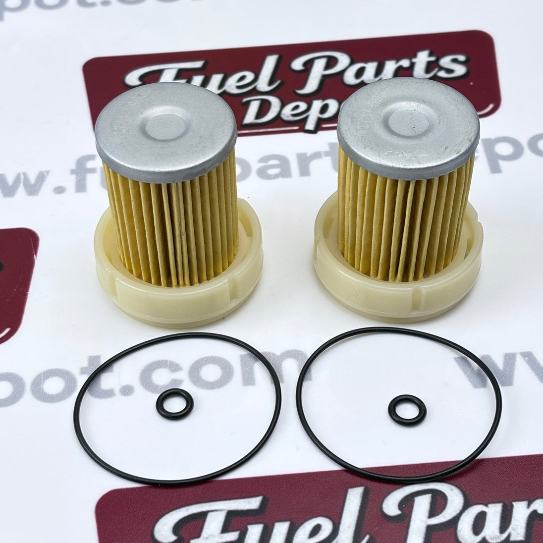 2 Pcs Fuel Filter with O - Rings 6A320 - 59930 for Kubota RTV900 RTV - X900 RTVX1100CW B3030 B7400 B7410 B7500 B7510 - Fuel Parts Depot