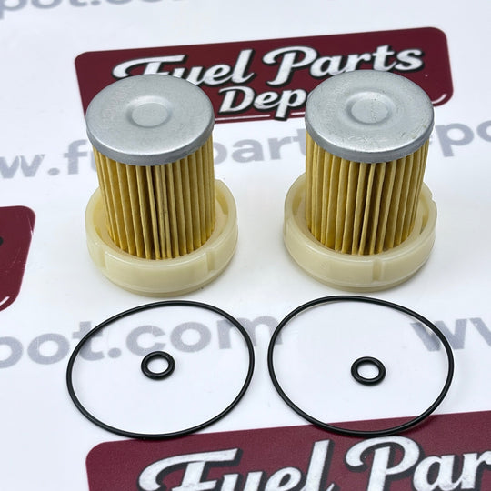 2 Pcs Fuel Filter with O - Rings 6A320 - 59930 for Kubota RTV900 RTV - X900 RTVX1100CW B3030 B7400 B7410 B7500 B7510 - Fuel Parts Depot