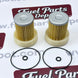 2 Pcs Fuel Filter with O - Rings 6A320 - 59930 for Kubota RTV900 RTV - X900 RTVX1100CW B3030 B7400 B7410 B7500 B7510 - Fuel Parts Depot