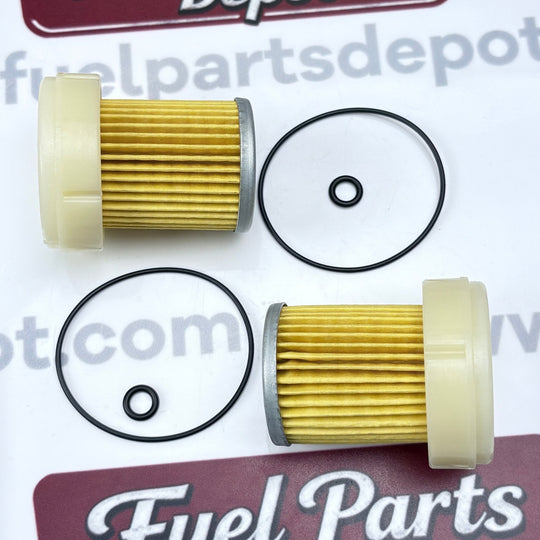 2 Pcs Fuel Filter with O - Rings 6A320 - 59930 for Kubota RTV900 RTV - X900 RTVX1100CW B3030 B7400 B7410 B7500 B7510 - Fuel Parts Depot