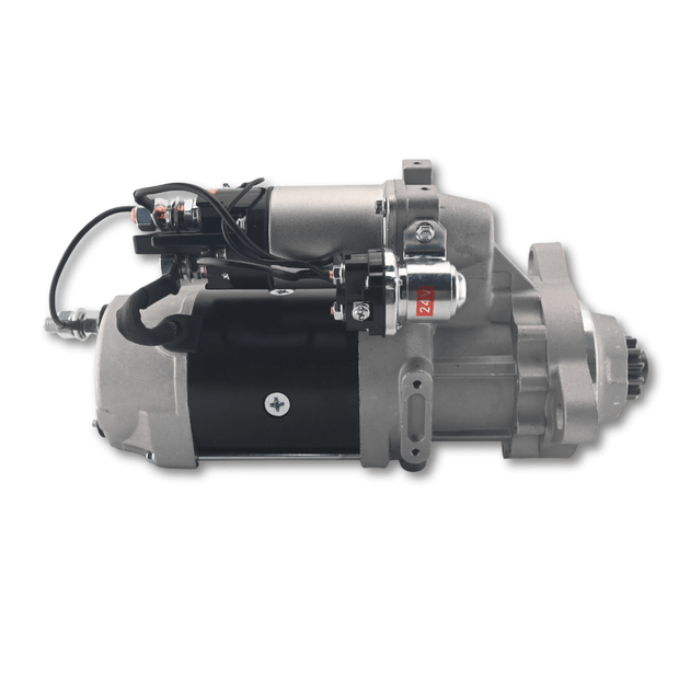 24V 12T Starter Motor 5284105 5284106 8200435 7.5kW 39MT for Cummins ISC 6CT 8.3L Case 9040 9040B 9045B Excavator Fiat-Allis Timberjack - Fuel Parts Depot