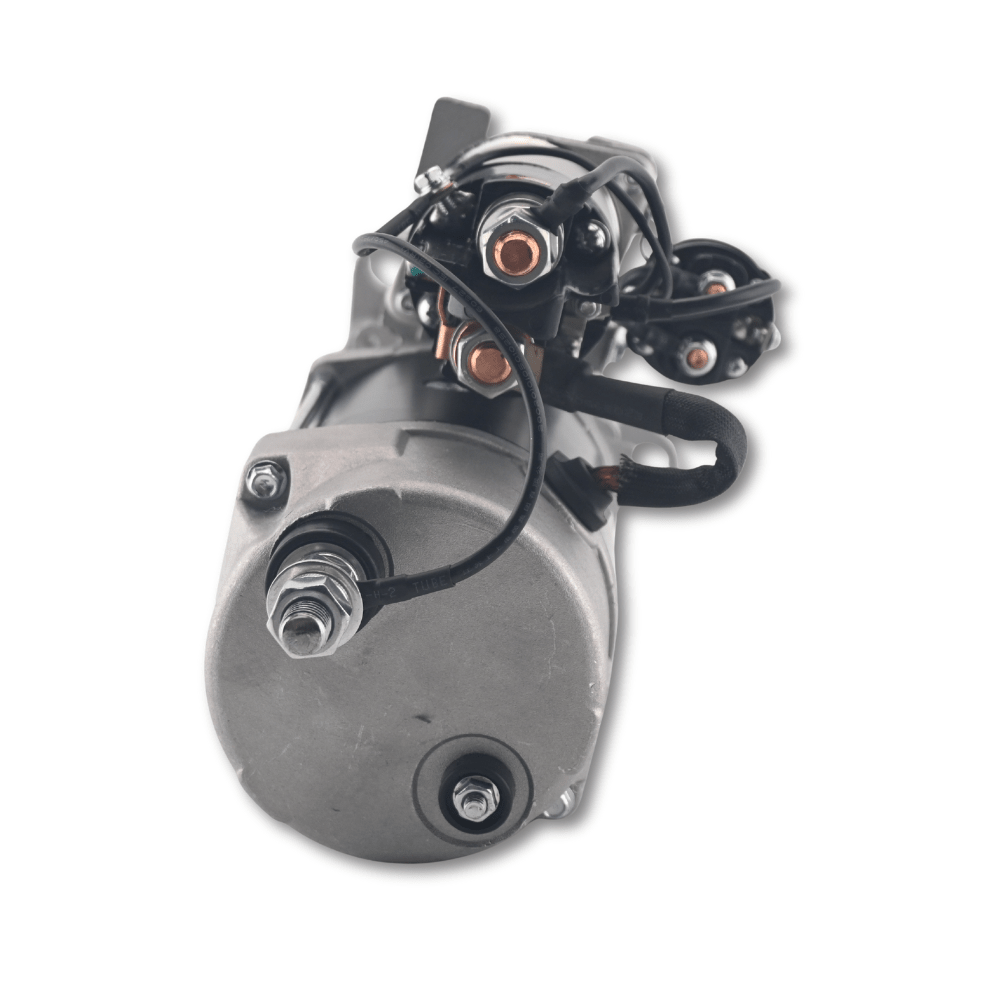 24V 12T Starter Motor 5284105 5284106 8200435 7.5kW 39MT for Cummins ISC 6CT 8.3L Case 9040 9040B 9045B Excavator Fiat-Allis Timberjack - Fuel Parts Depot