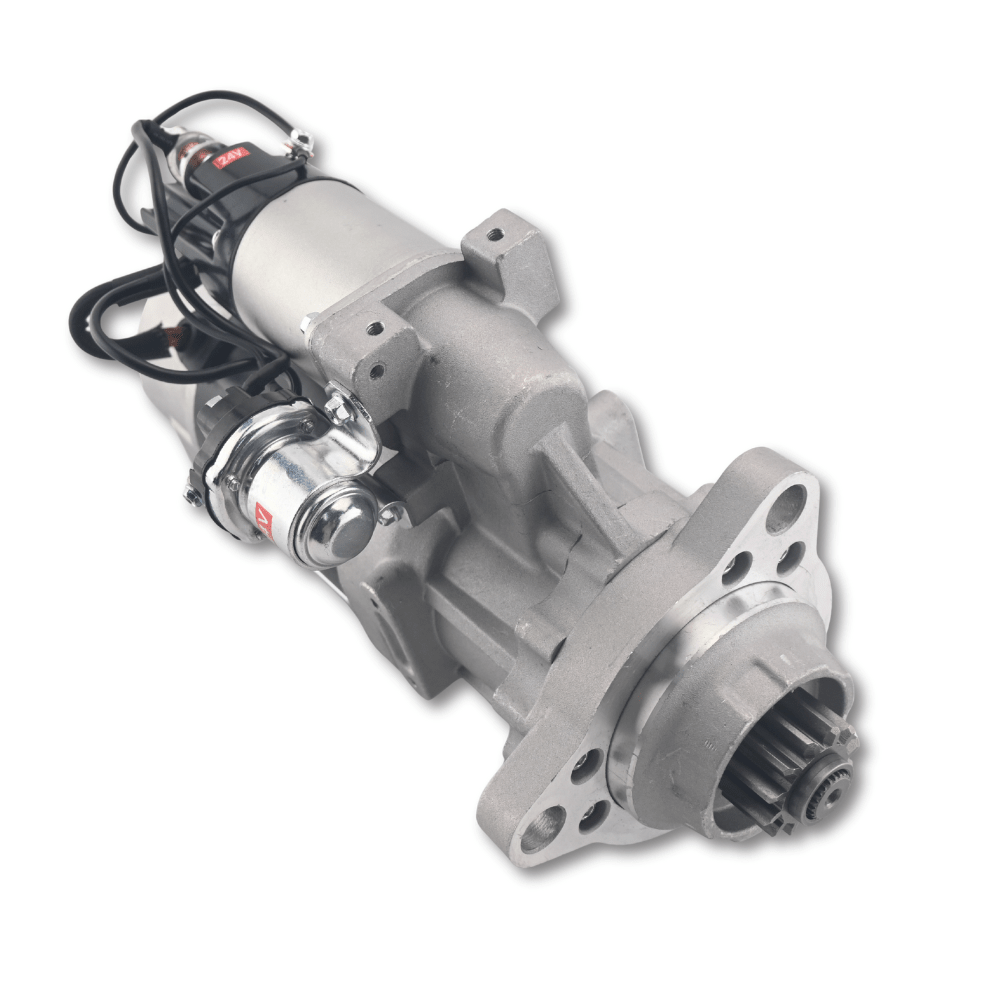 24V 12T Starter Motor 5284105 5284106 8200435 7.5kW 39MT for Cummins ISC 6CT 8.3L Case 9040 9040B 9045B Excavator Fiat-Allis Timberjack - Fuel Parts Depot