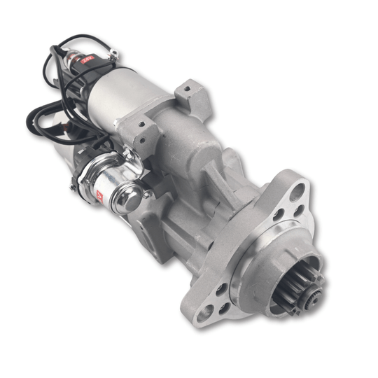 24V 12T Starter Motor 5284105 5284106 8200435 7.5kW 39MT for Cummins ISC 6CT 8.3L Case 9040 9040B 9045B Excavator Fiat-Allis Timberjack - Fuel Parts Depot