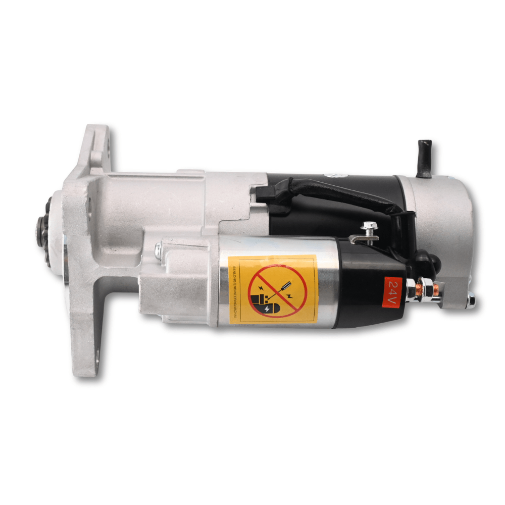 24V 13T Starter Motor ME049186 M8T60271 LRS01920 for Mitsubishi 4D31 4D32 CAT Excavator E110 E70 E70B - Fuel Parts Depot