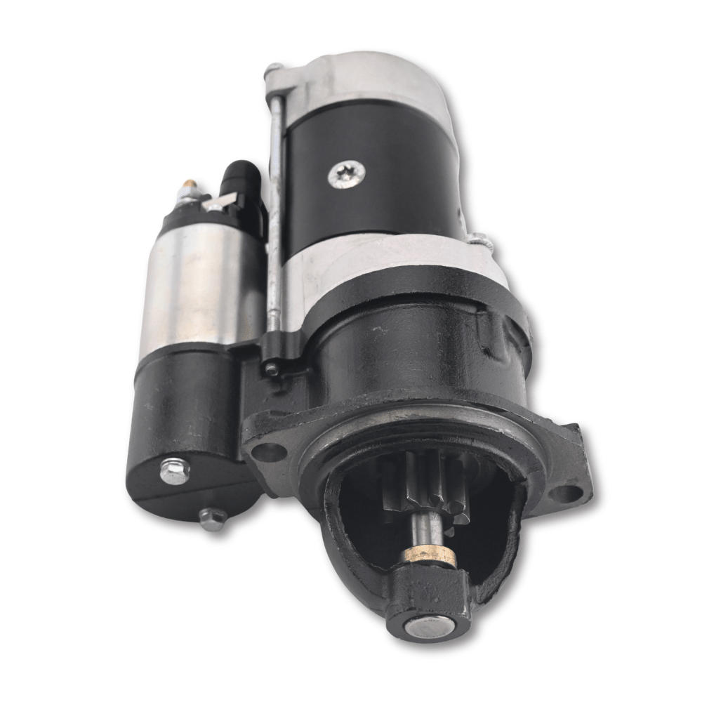 24V 9T Starter Motor 600-813-2650 for Komatsu Crawler D53 D53A D53P D53S D57 D57S 4D130 Engine - Fuel Parts Depot