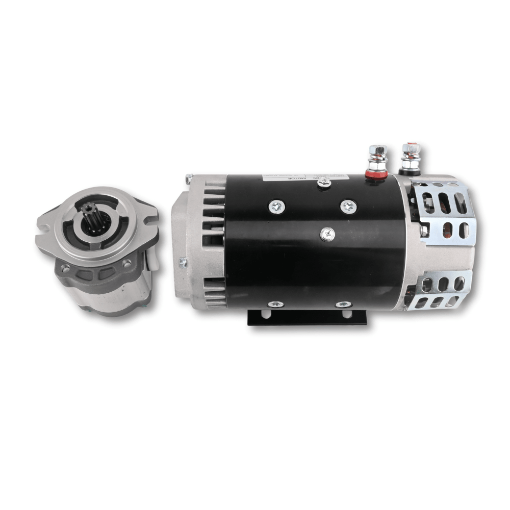 24V Electric Motor 40844GT & Hydraulic Pump 96193GT for Genie GS-1530 GS-2032 GS-2046 GS-3232 GS-4655 - Fuel Parts Depot