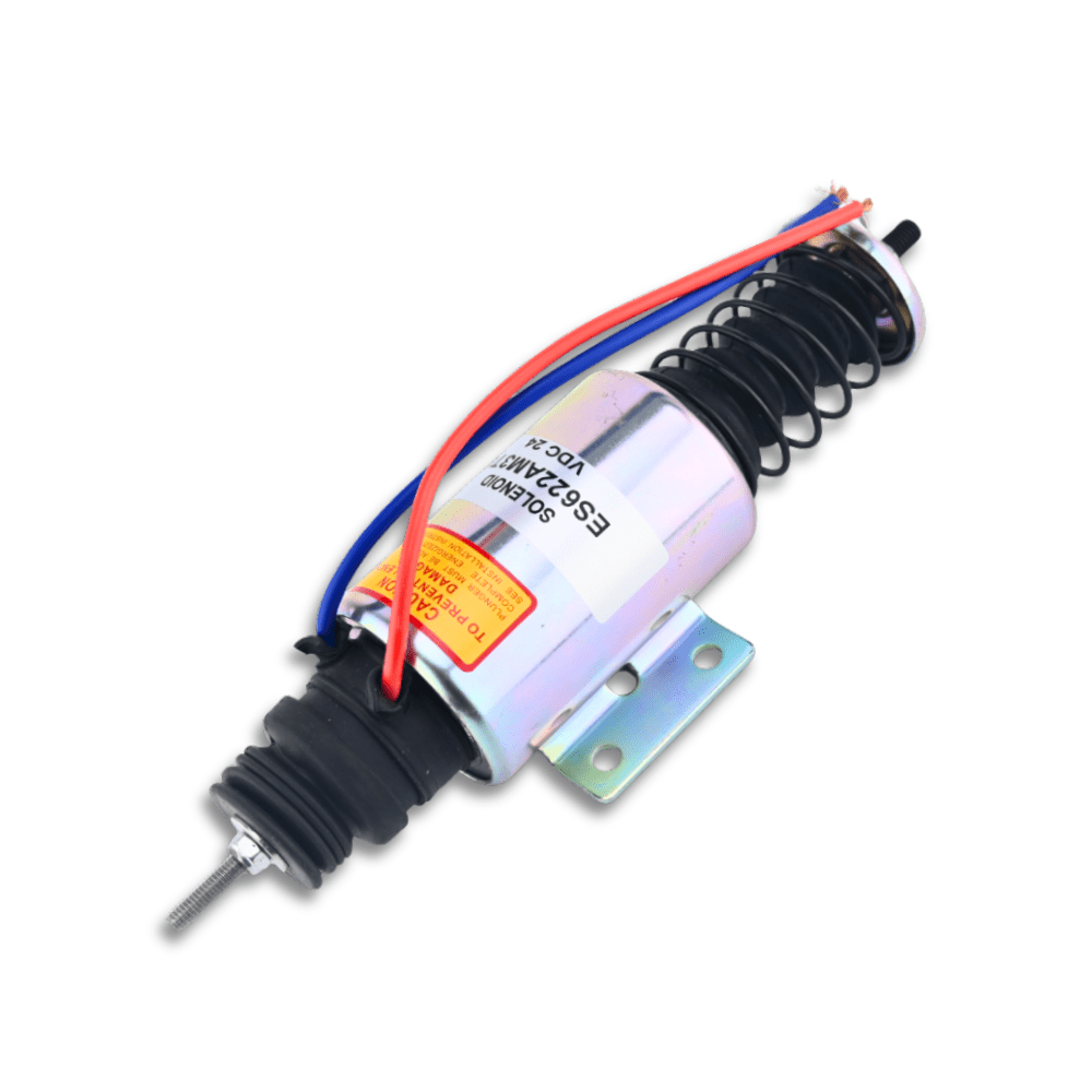 24V Fuel Shut Off Solenoid 98423938 Fit for Hitachi AKEL 4000 - Fuel Parts Depot