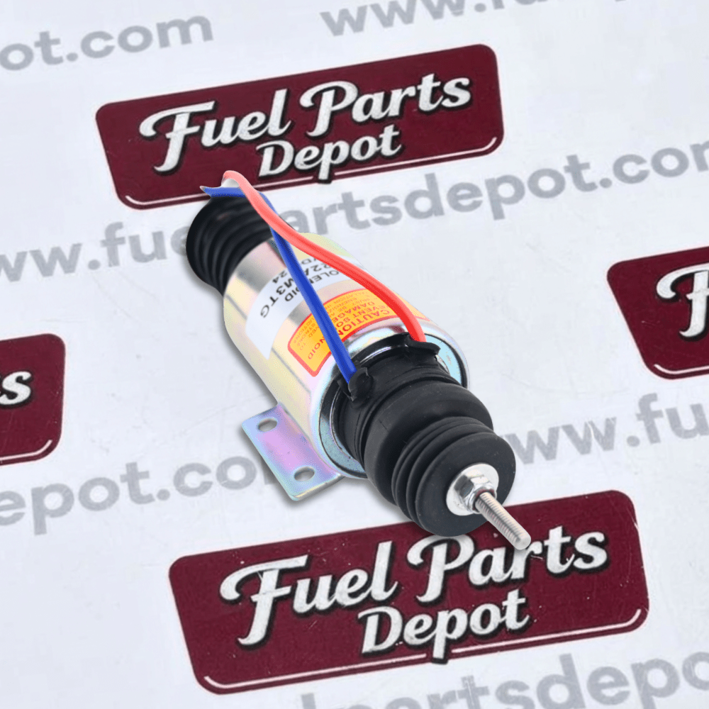 24V Fuel Shut Off Solenoid 98423938 Fit for Hitachi AKEL 4000 - Fuel Parts Depot