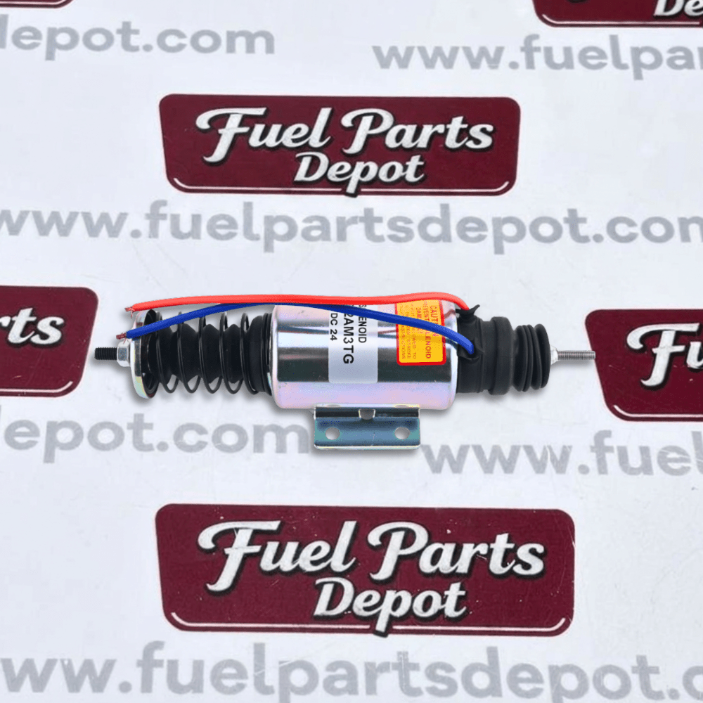 24V Fuel Shut Off Solenoid 98423938 Fit for Hitachi AKEL 4000 - Fuel Parts Depot