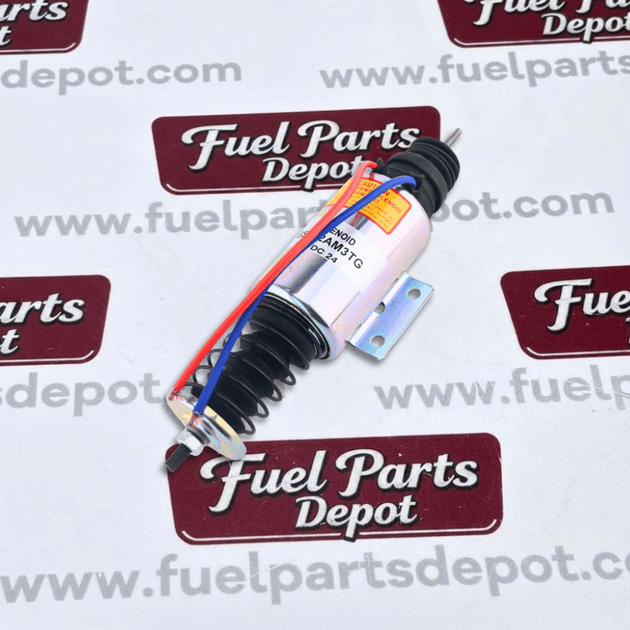 24V Fuel Shut Off Solenoid 98423938 Fit for Hitachi AKEL 4000 - Fuel Parts Depot