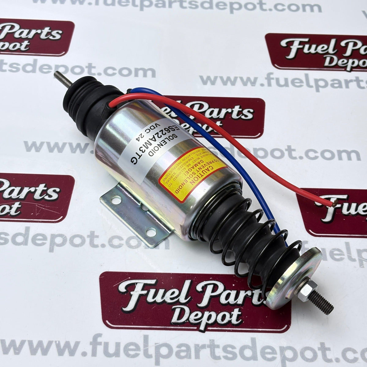 24V Shutdown Solenoid ES622AM3TG ES622AM3AL 090317 for Elettrostart Diesel Engine - Fuel Parts Depot