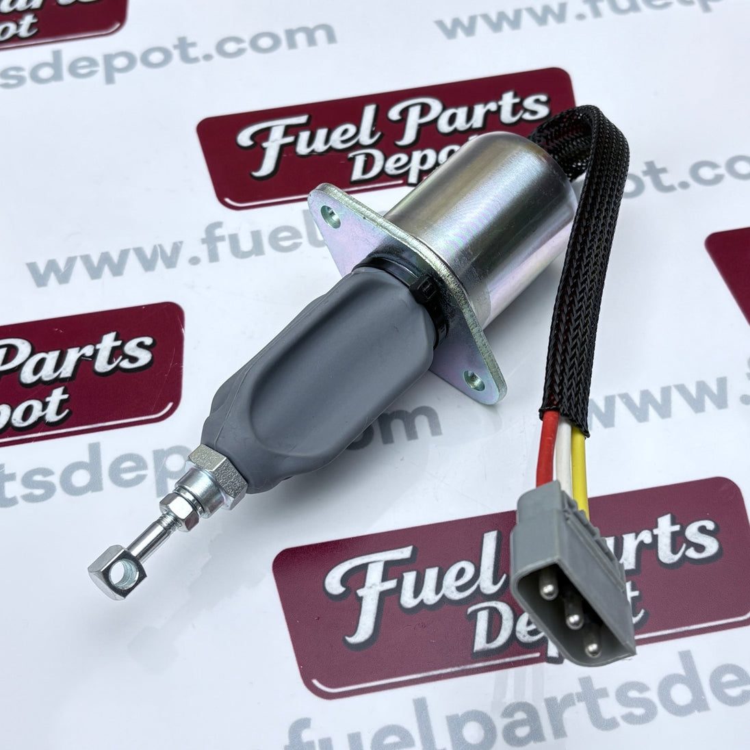 24V Stop Solenoid 6785 - 5121 VOE11033700 For Volvo L70C L330C L70B Wheel Loaders - Fuel Parts Depot