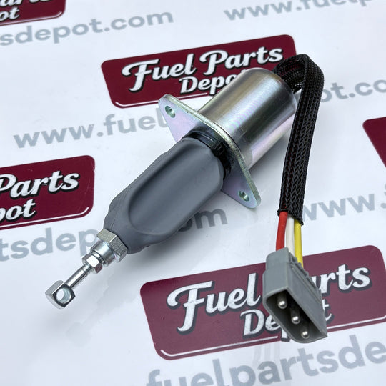 24V Stop Solenoid 6785 - 5121 VOE11033700 For Volvo L70C L330C L70B Wheel Loaders - Fuel Parts Depot