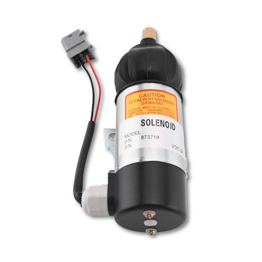 24V Stop Solenoid 873718 888468 881969 52318 for Volvo Engine TD61A TD71AGP TD1030VE Truck - Fuel Parts Depot