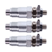 3 Pcs Fuel Injector 19202-53021 1920253021 Compatible with Kubota B4200 B5100 B6100 B7100 L185 L245 L2050 L295 L2350 L235 - Fuel Parts Depot
