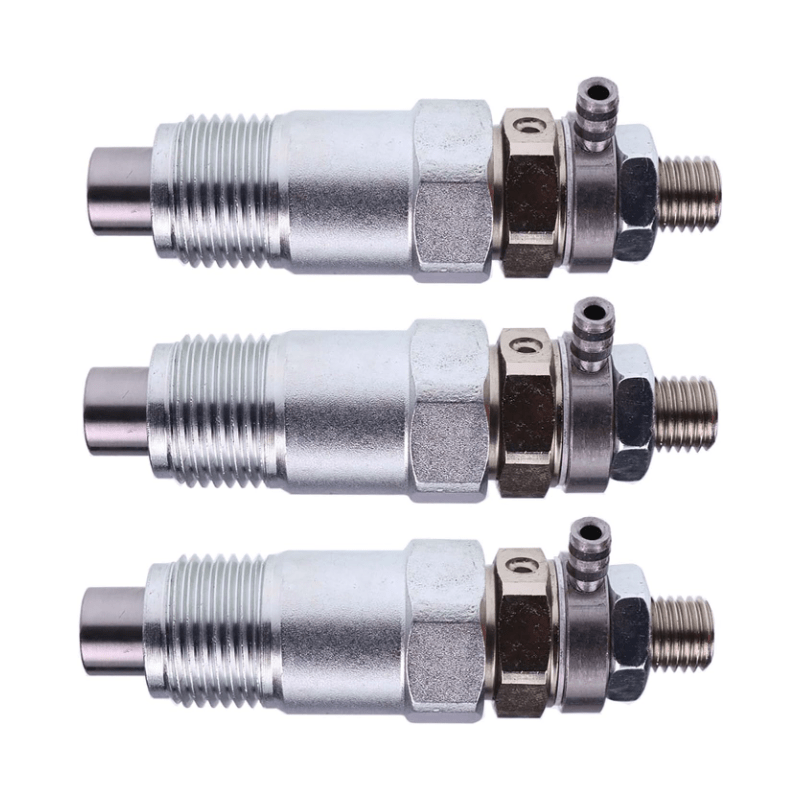 3 Pcs Fuel Injector 19202-53021 1920253021 Compatible with Kubota B4200 B5100 B6100 B7100 L185 L245 L2050 L295 L2350 L235 - Fuel Parts Depot