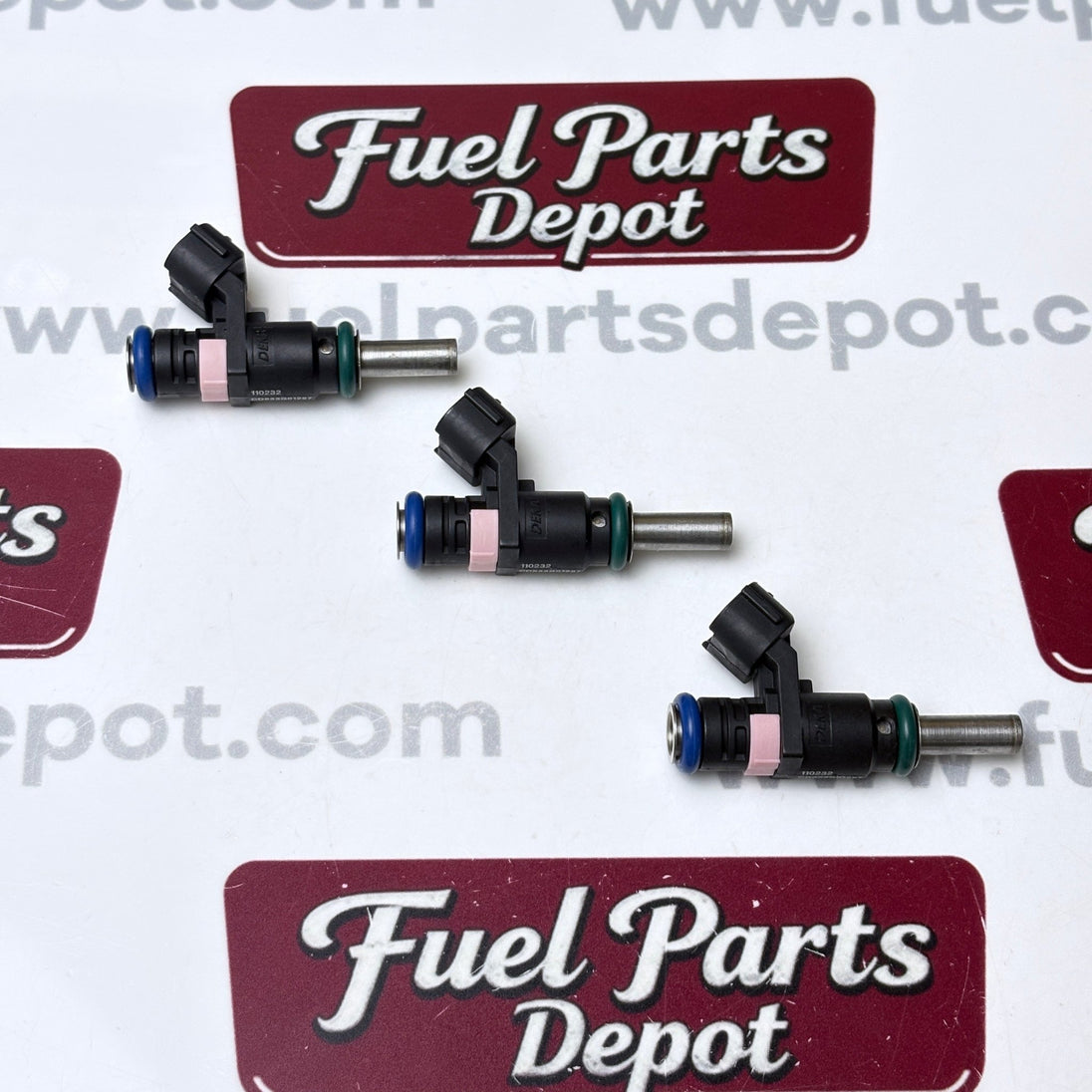 3 Pcs Fuel Injector 420874847 420874838 for BRP Rotax 900 ACE 3-Cylinder Complete Set Can-Am Defender Sea-Doo - Fuel Parts Depot