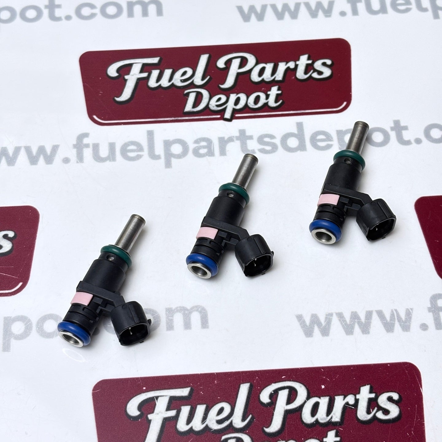 3 Pcs Fuel Injector 420874847 420874838 for BRP Rotax 900 ACE 3-Cylinder Complete Set Can-Am Defender Sea-Doo - Fuel Parts Depot