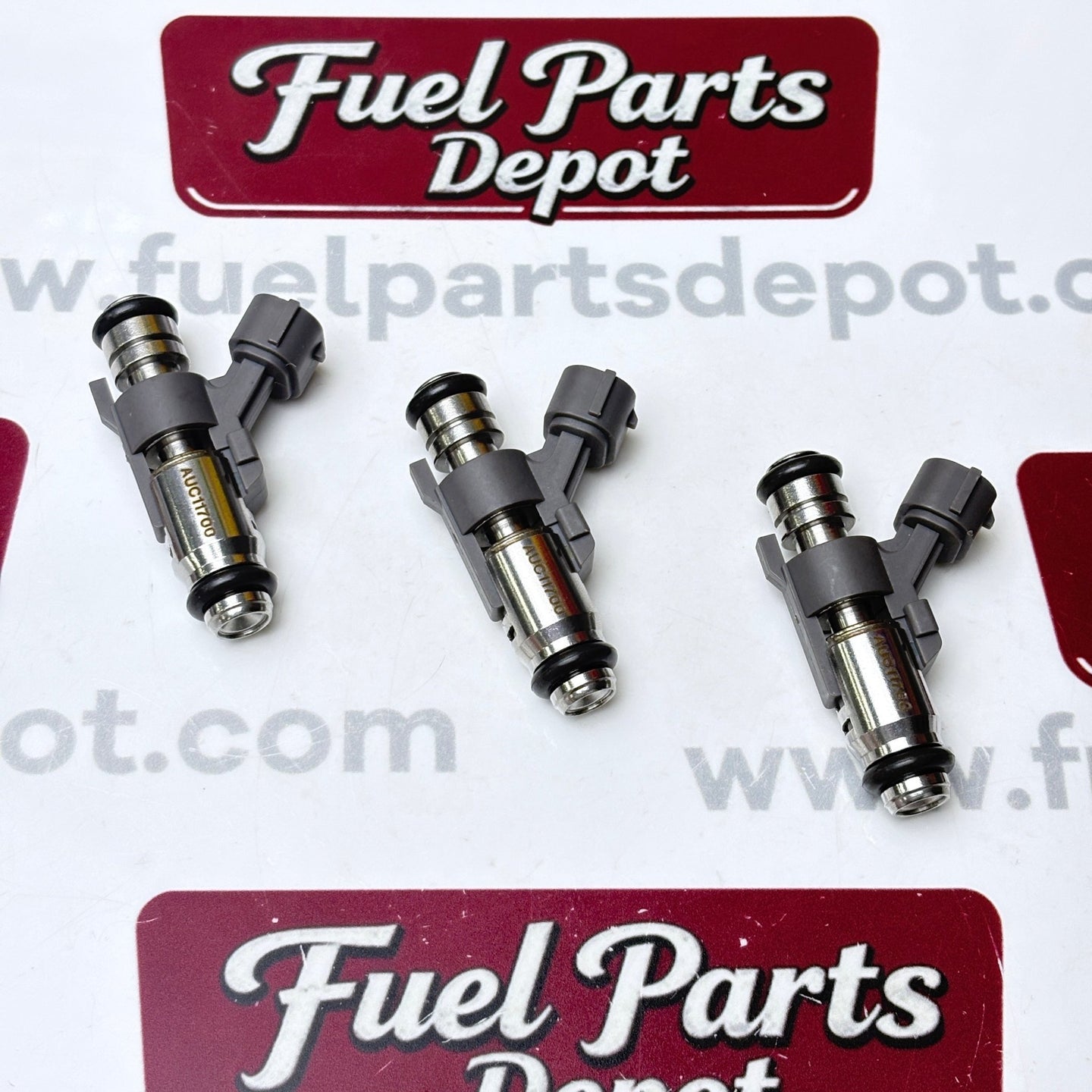 3 Pcs Fuel Injector AUC11700 Fits for John Deere Gator 835R 18 XUV835M XUV825E XUV835E - Fuel Parts Depot