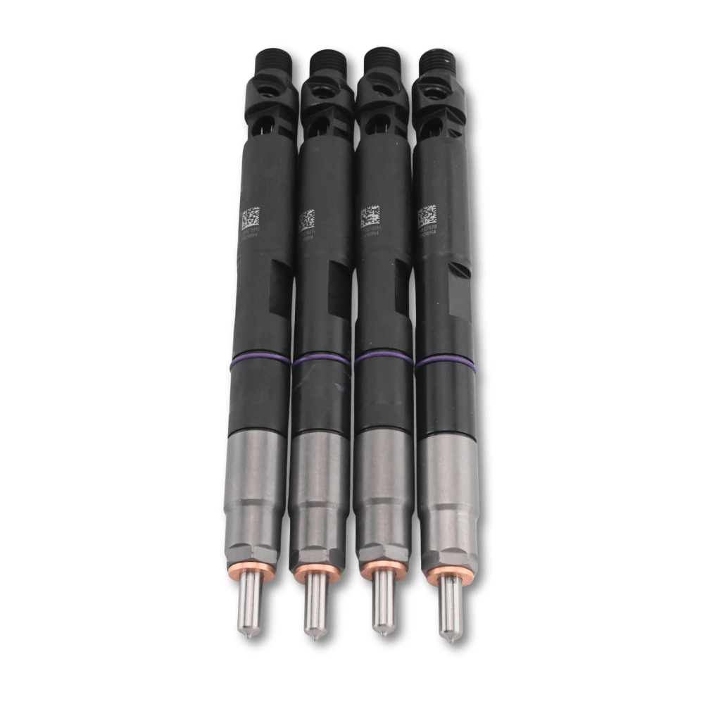 4 Pcs Common Rail Fuel Injector 320/06881 28317158 for JCB Engine 444 T4 Skid Steer Loader 225 260 280 300 330 - Fuel Parts Depot