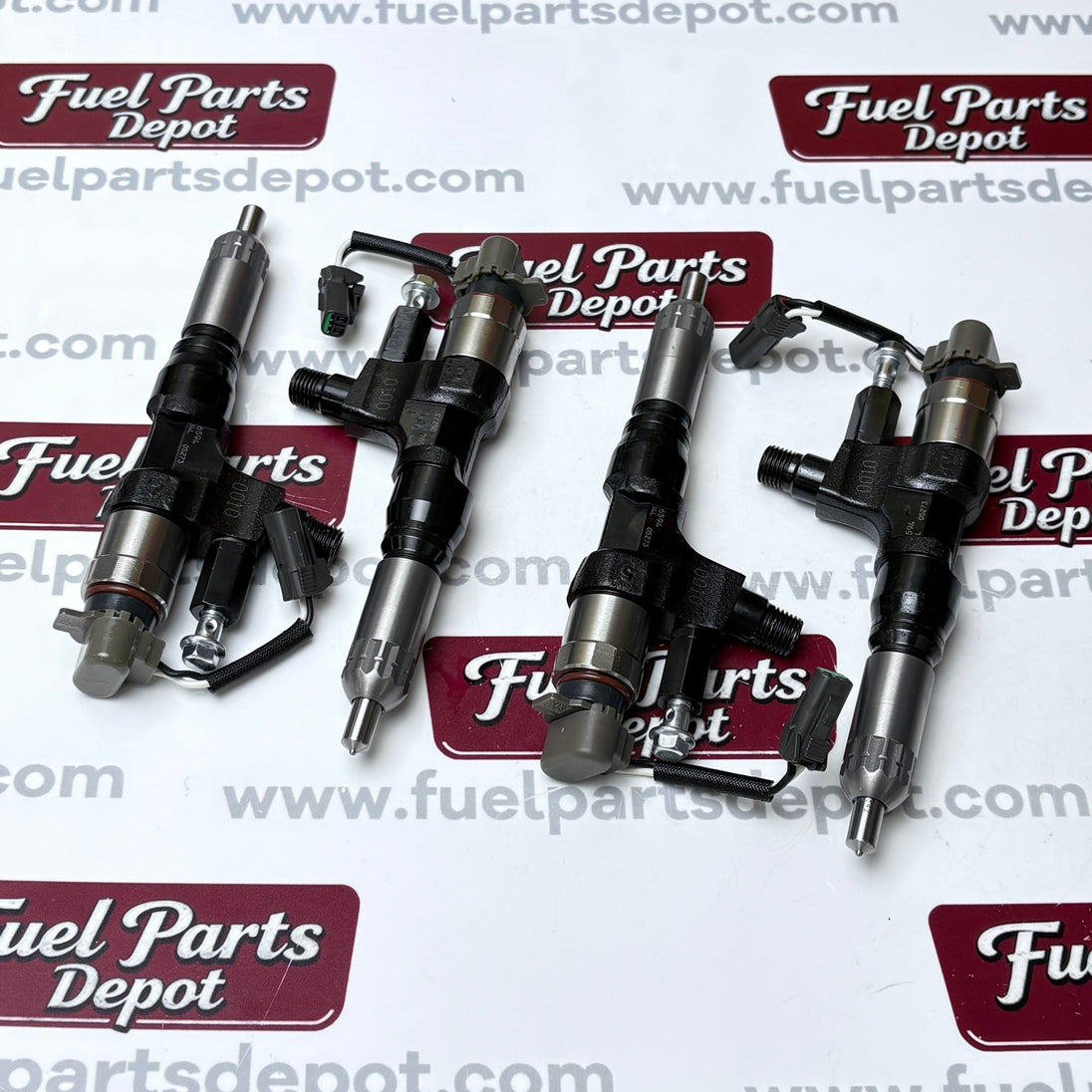 4 Pcs Fuel Injector 095000-6594 0950006594 Fit for Kobelco SK300-8 SK330-8 SK350 for Hino J08E 3.8L 4.7L 5.0L 6.5L 7.7L - Fuel Parts Depot