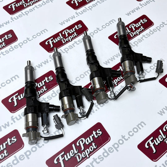 4 Pcs Fuel Injector 095000-6594 0950006594 Fit for Kobelco SK300-8 SK330-8 SK350 for Hino J08E 3.8L 4.7L 5.0L 6.5L 7.7L - Fuel Parts Depot