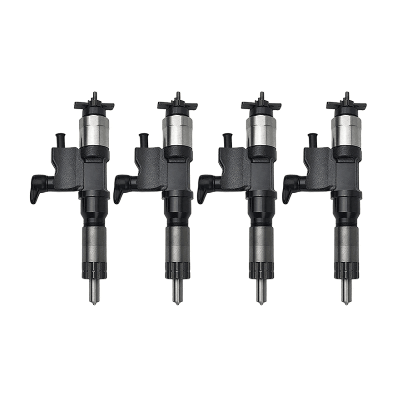 4 Pcs Fuel Injector 095000-9800 0950009800 0950001810 8982191810 Compatible with Isuzu 4HK1 6HK1 Engine - Fuel Parts Depot