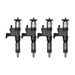 4 Pcs Fuel Injector 095000-9800 0950009800 0950001810 8982191810 Compatible with Isuzu 4HK1 6HK1 Engine - Fuel Parts Depot
