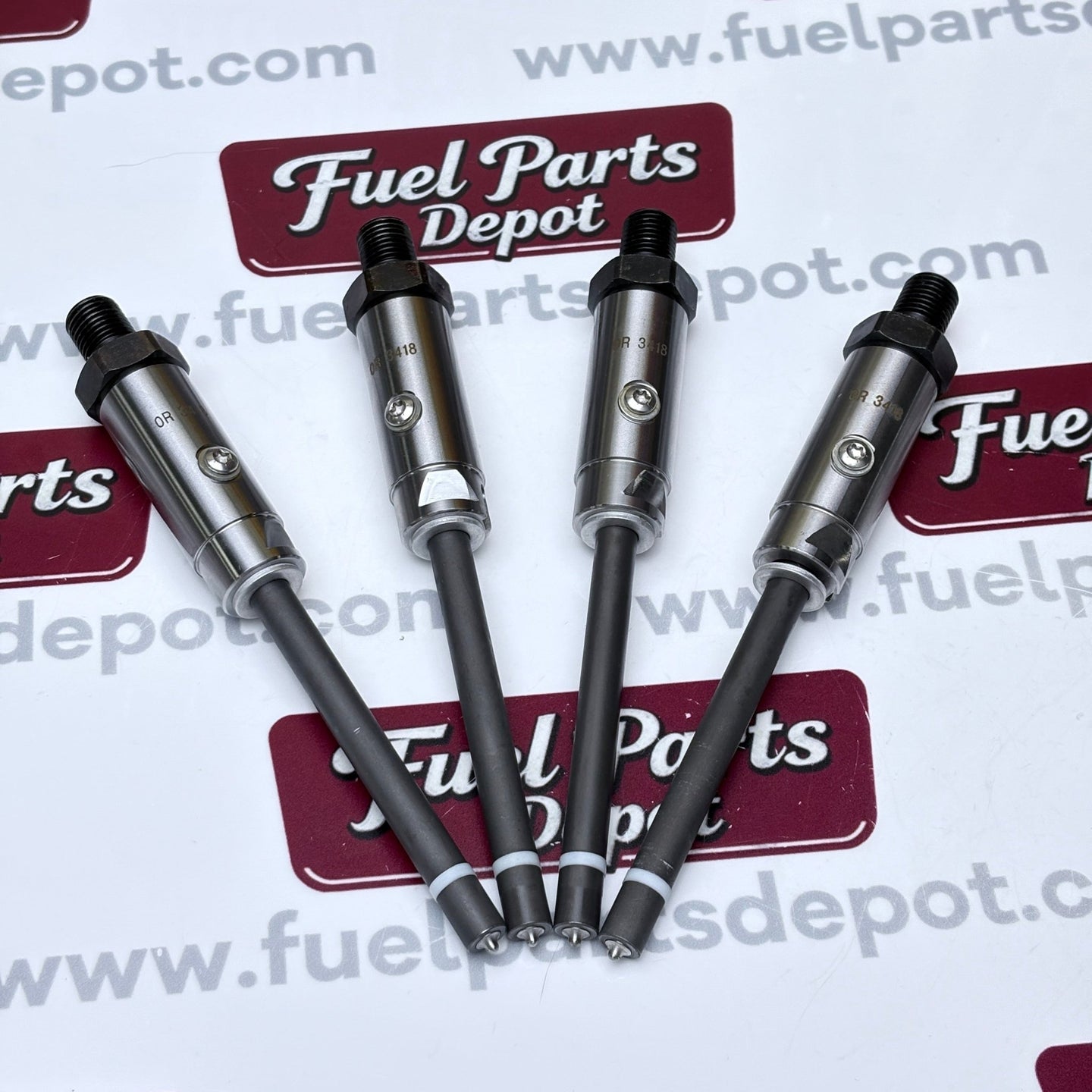 4 PcS Fuel Injector 0R - 3418 0R3418 fit for Caterpillar CAT Engine 3304 3304B 3306 3306B Excavator 215 219 225 229 235 E240 E300 - Fuel Parts Depot