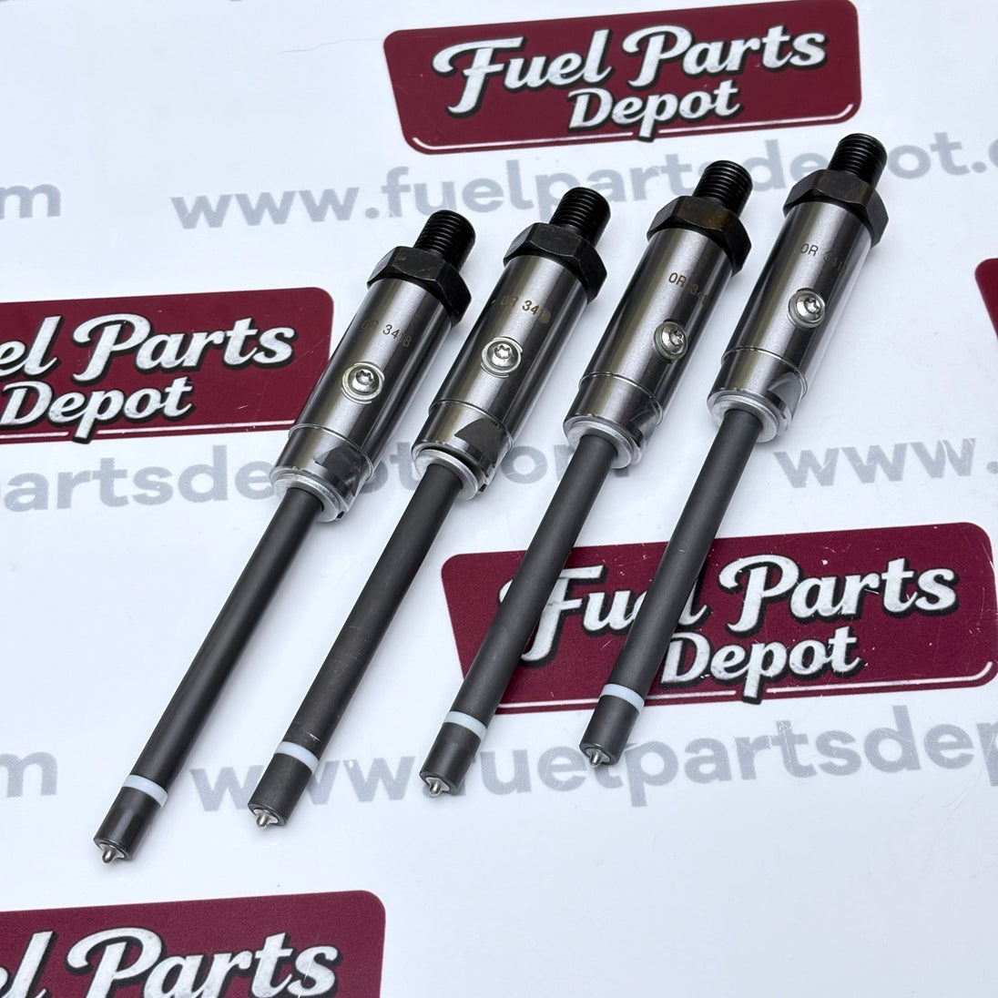 4 PcS Fuel Injector 0R - 3418 0R3418 fit for Caterpillar CAT Engine 3304 3304B 3306 3306B Excavator 215 219 225 229 235 E240 E300 - Fuel Parts Depot