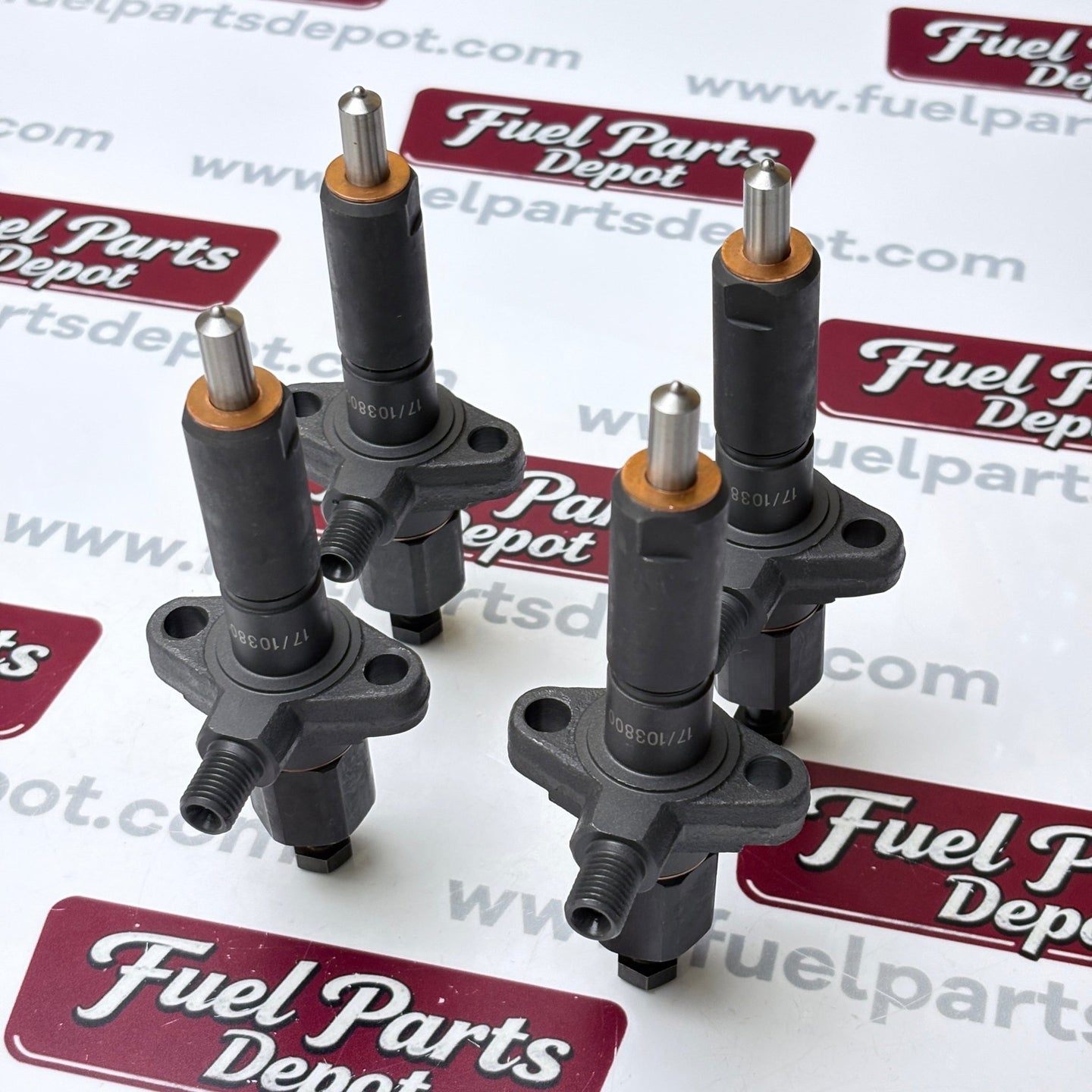 4 Pcs Fuel Injector 17/103800 Fit for Perkins Engine 6.354 4.248 4.236 JCB Loader 3CX 3C-2 3CX-2 3CX-4 3D 4C 4C-2 4CN-2 - Fuel Parts Depot