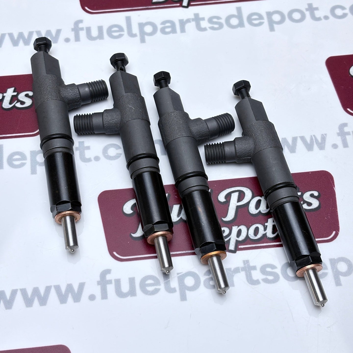 4 Pcs Fuel Injector 1G796 - 53000 fits Kubota Engine V2203 V2403 D1703 for Bobcat Loader S130 - Fuel Parts Depot