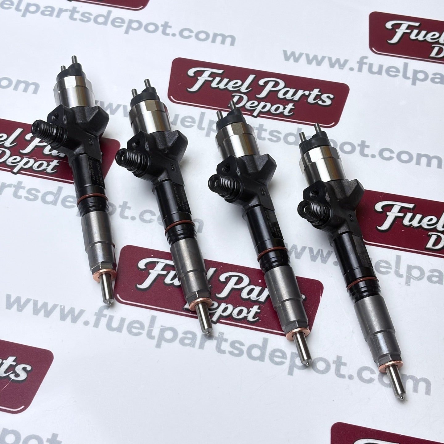 4 Pcs Fuel Injector 1J500-53051 for Kubota V3800 V3800T Engine Caterpillar CAT C3.8 Full Set - Fuel Parts Depot