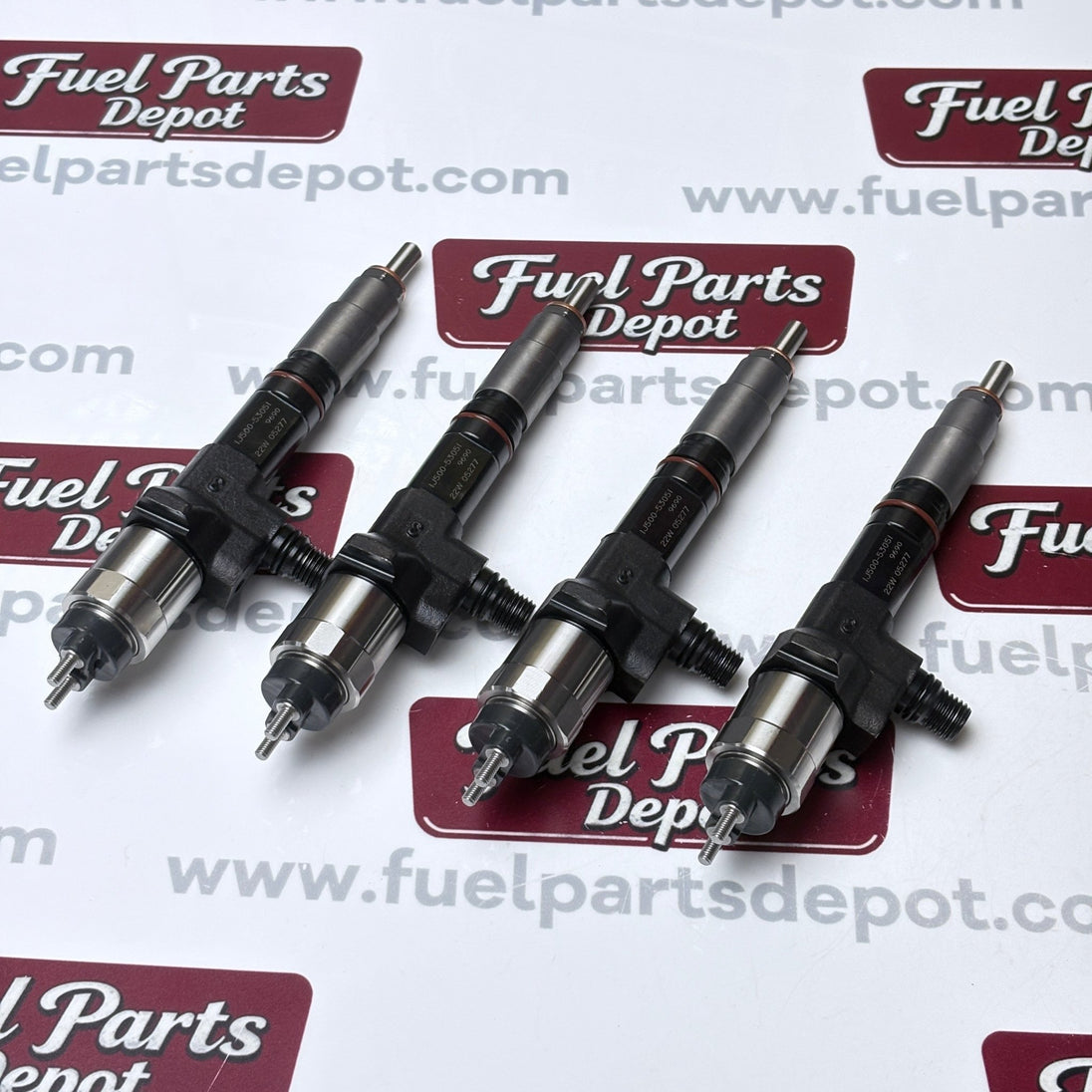 4 Pcs Fuel Injector 1J500-53051 for Kubota V3800 V3800T Engine Caterpillar CAT C3.8 Full Set - Fuel Parts Depot