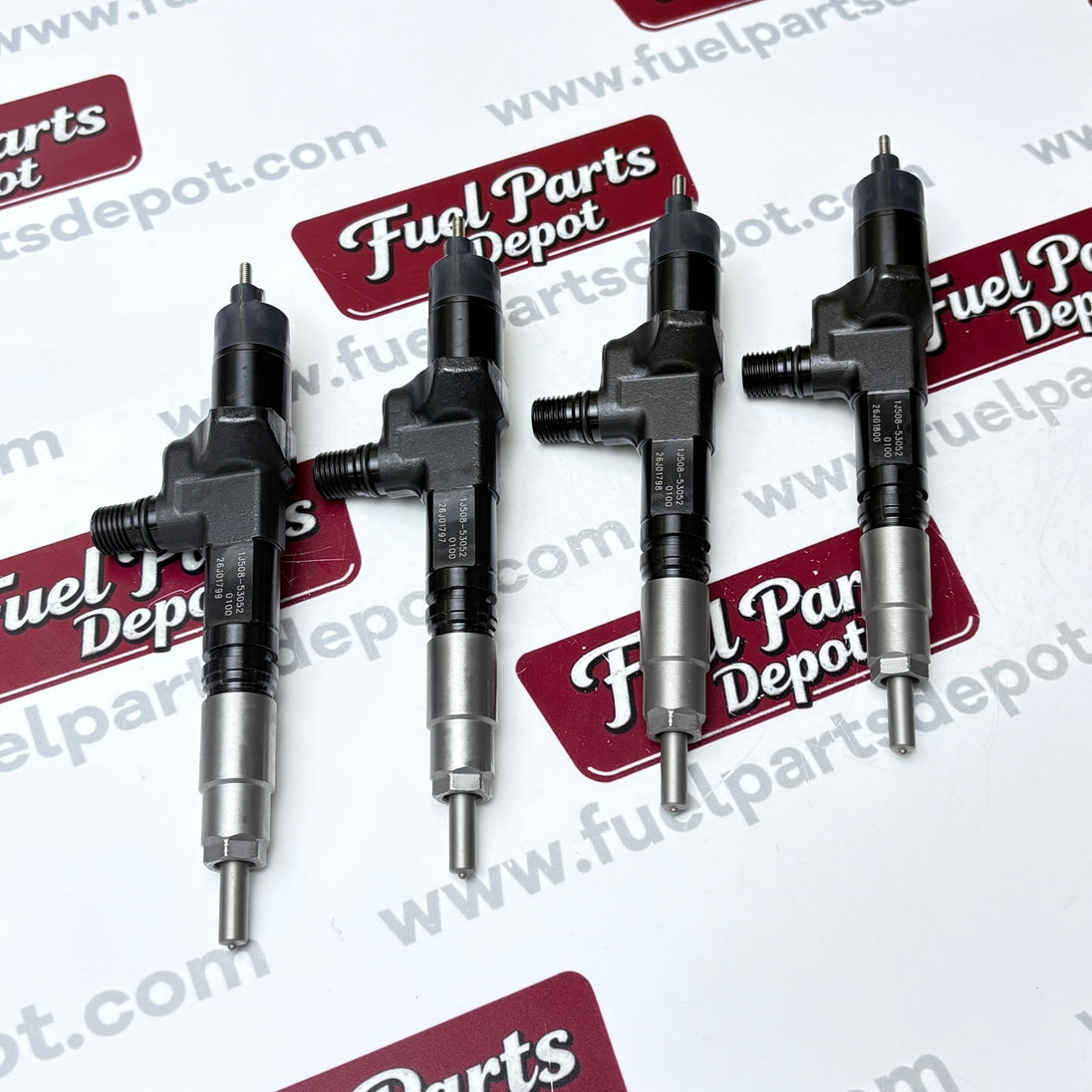 4 Pcs Fuel Injector 1J508-53052 for Kubota V3800 Engine SVL95-2S M5-091HD M5-111HD M5N M6 - Fuel Parts Depot