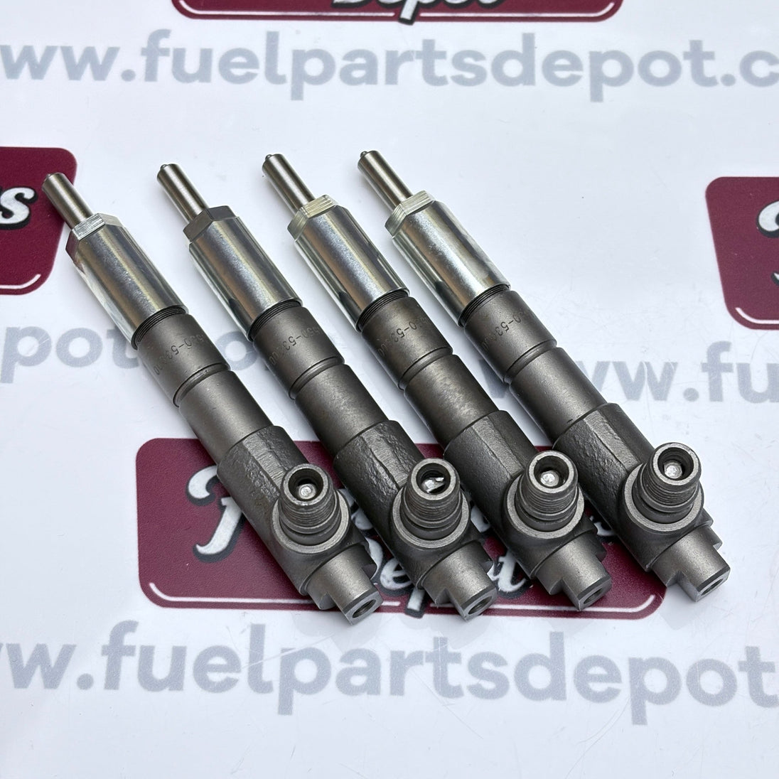 4 Pcs Fuel Injector 1J550 - 53000 1J550 - 53001 for Kubota V3800 V3800DI - T Engine SVL90 M8540 M9540 - Fuel Parts Depot