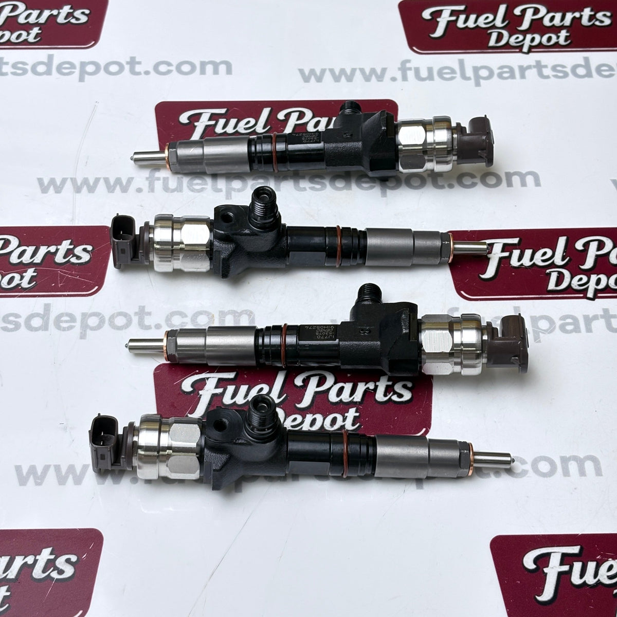 4 Pcs Fuel Injector 1J770-53075 Fits for Kubota Engine V3307 Tractor M6060HDC M6060HFC M7060HDC M4-071HDC12 - Fuel Parts Depot